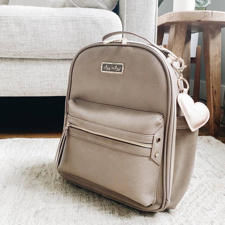 Taupe Itzy Mini™ Diaper Bag Backpack