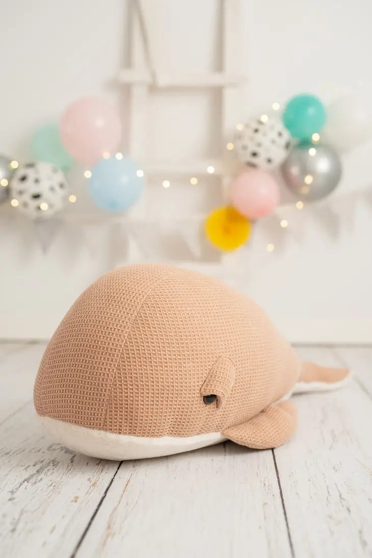 Crochetts - Handmade Pink Whale Plush