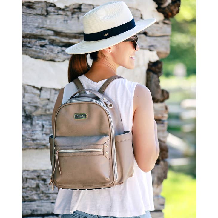 Taupe Itzy Mini™ Diaper Bag Backpack